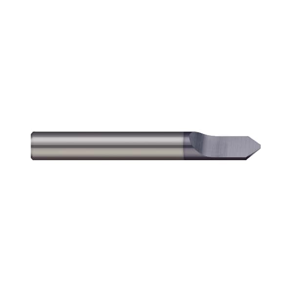 Engraving Cutter, Tipped Off, Single Ended, 0.1250" (1/8) Shank dia, Overall Length: 1-1/2"